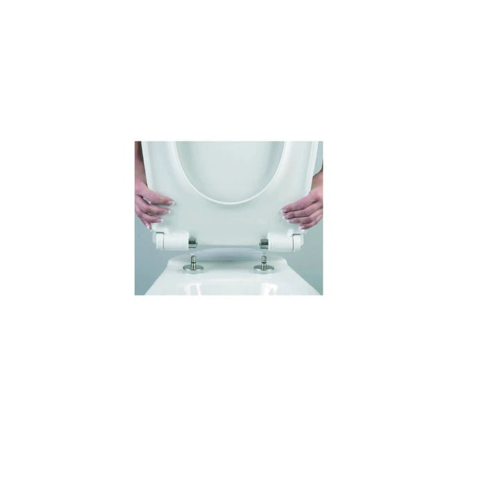 SEDILE WC - SLIM TERMO INDURENTE BIANCO UNIVERSALE SOFTCLOSE TAKEOFF
