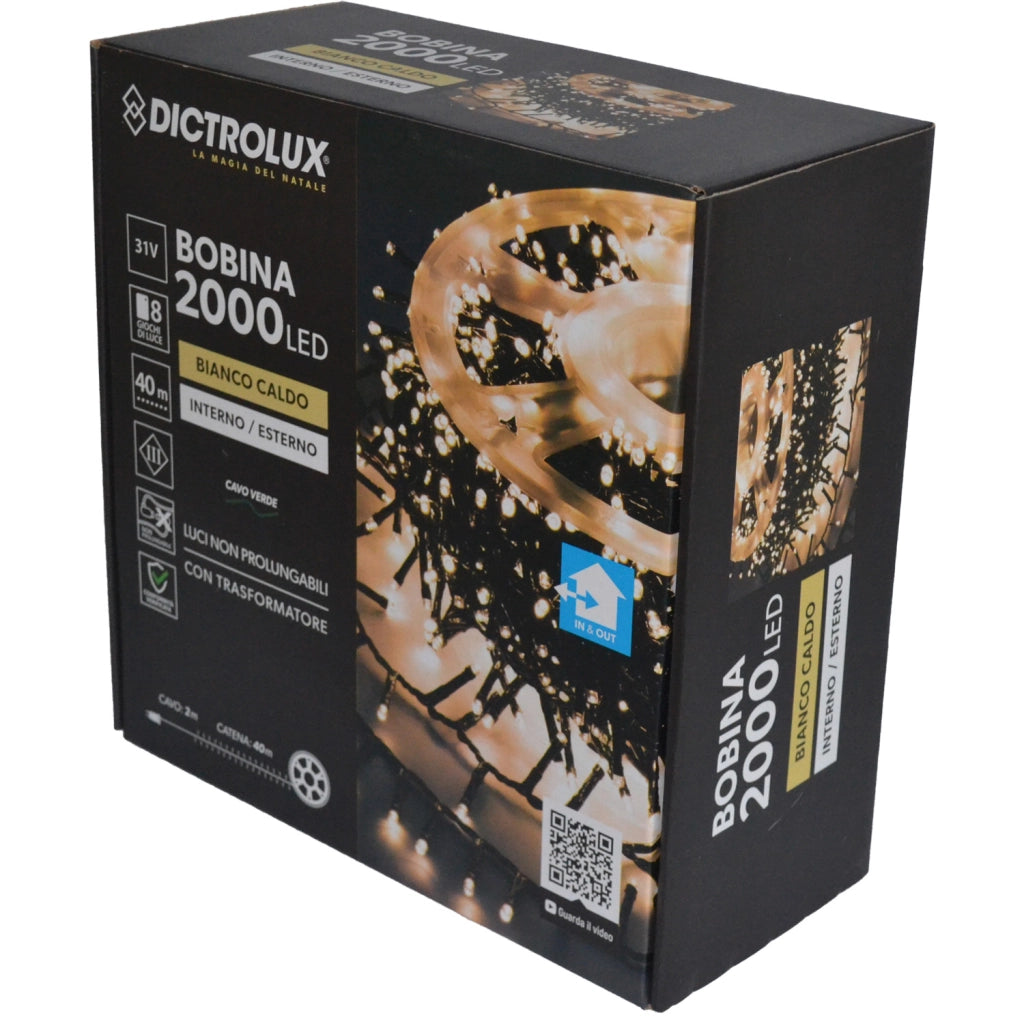 LUCI 2000 LED BIANCO CALDO PER ESTERNO