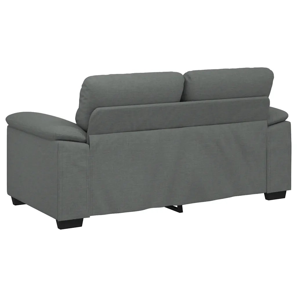 Divano a 2 Posti Grigio Scuro 160x81x84 cm in Tessuto 4105298