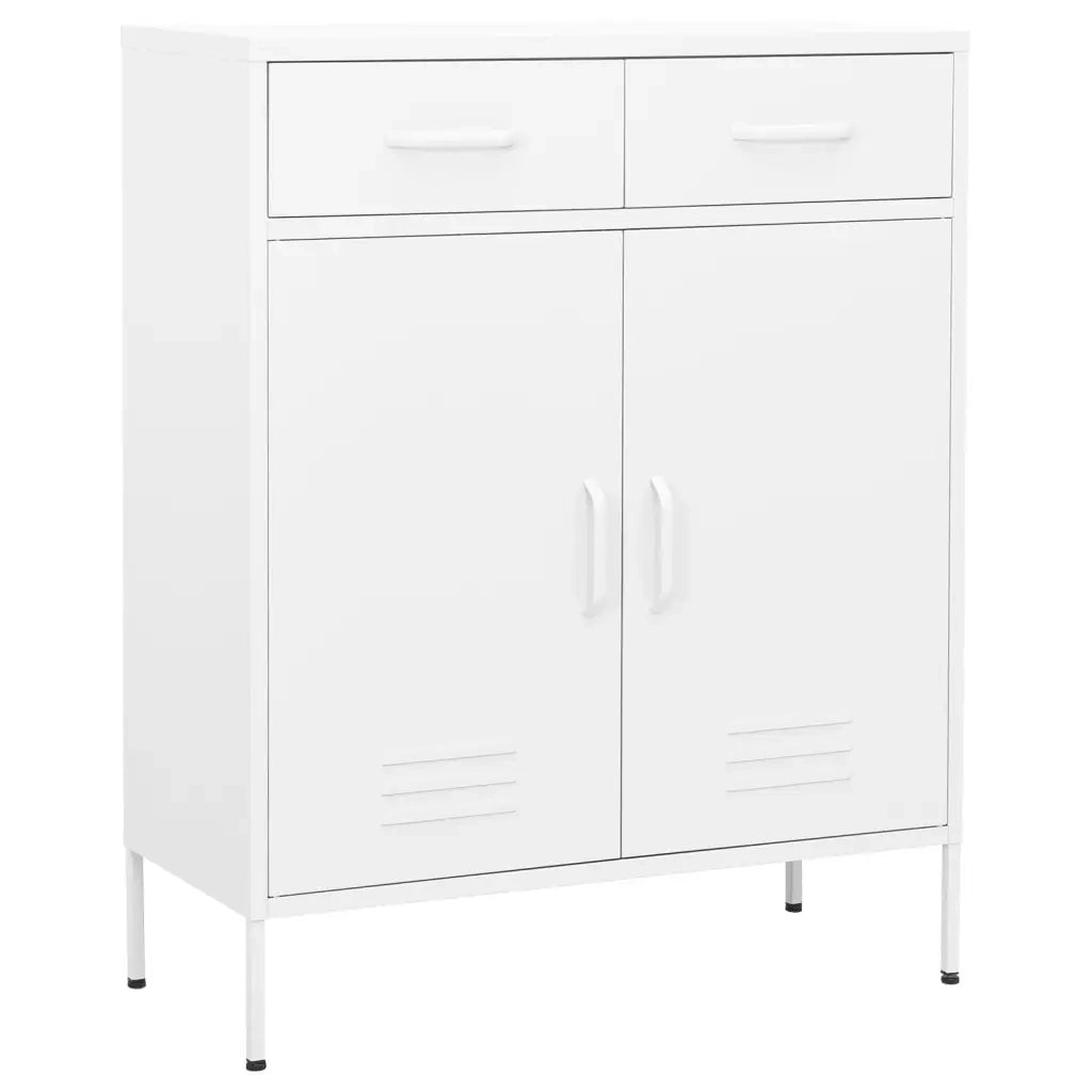 Armadietto Bianco 80x35x101,5 cm in Acciaio cod mxl 47898
