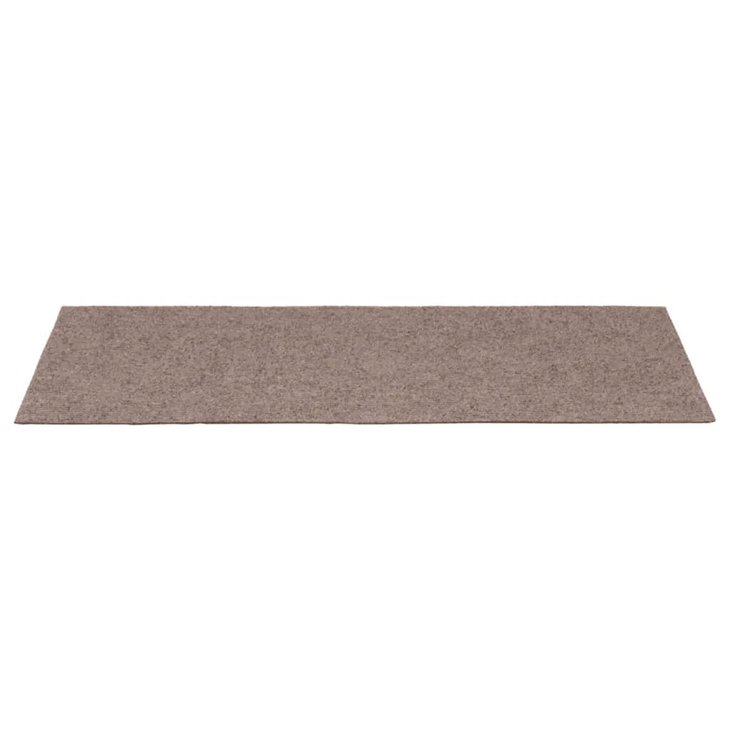 Tappetini per scale autoadesivi 30 pz 60x25 cm marrone chiaro rettangolari 3365703