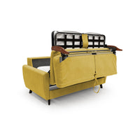 Callisto Divano letto matrimoniale 168 cm giallo