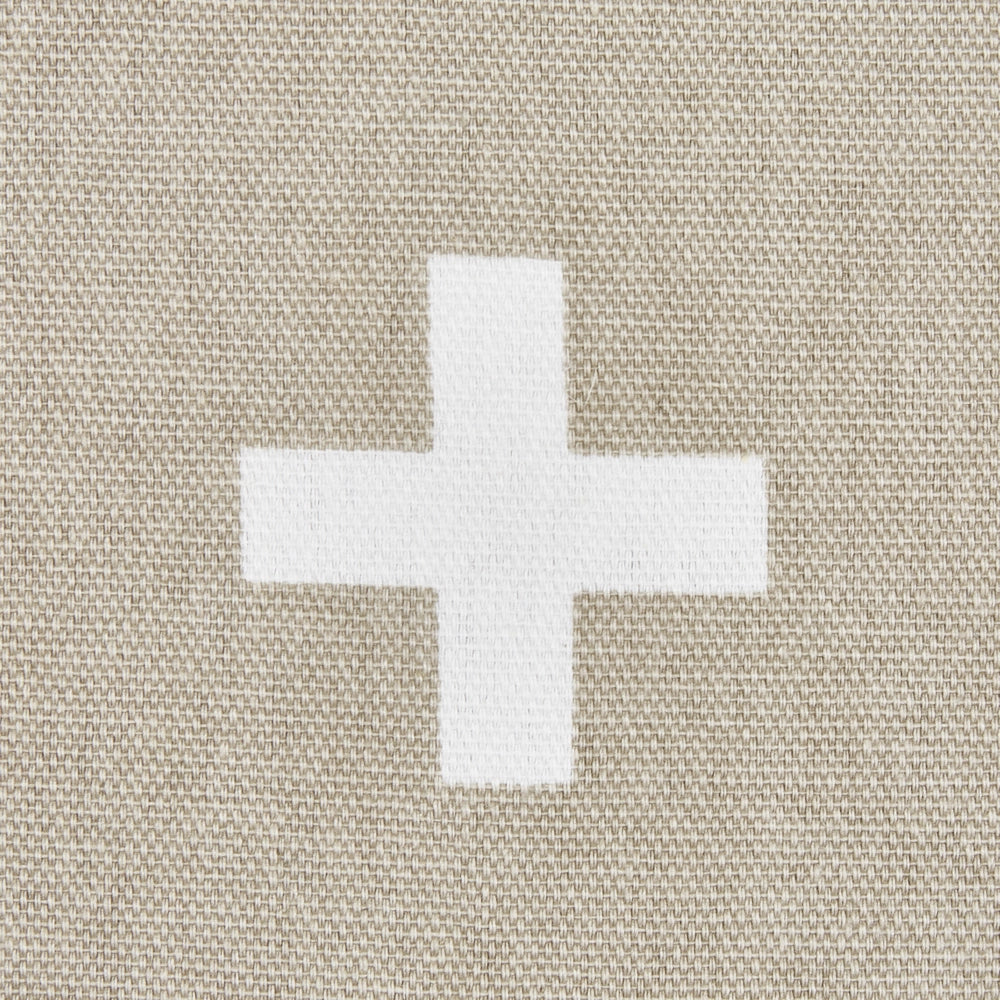 Set di 2 cuscini decorativi in cotone tortora 35 x 50 cm stile moderno soggiorno