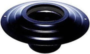 Rosone con tronchetto inox nero d.100