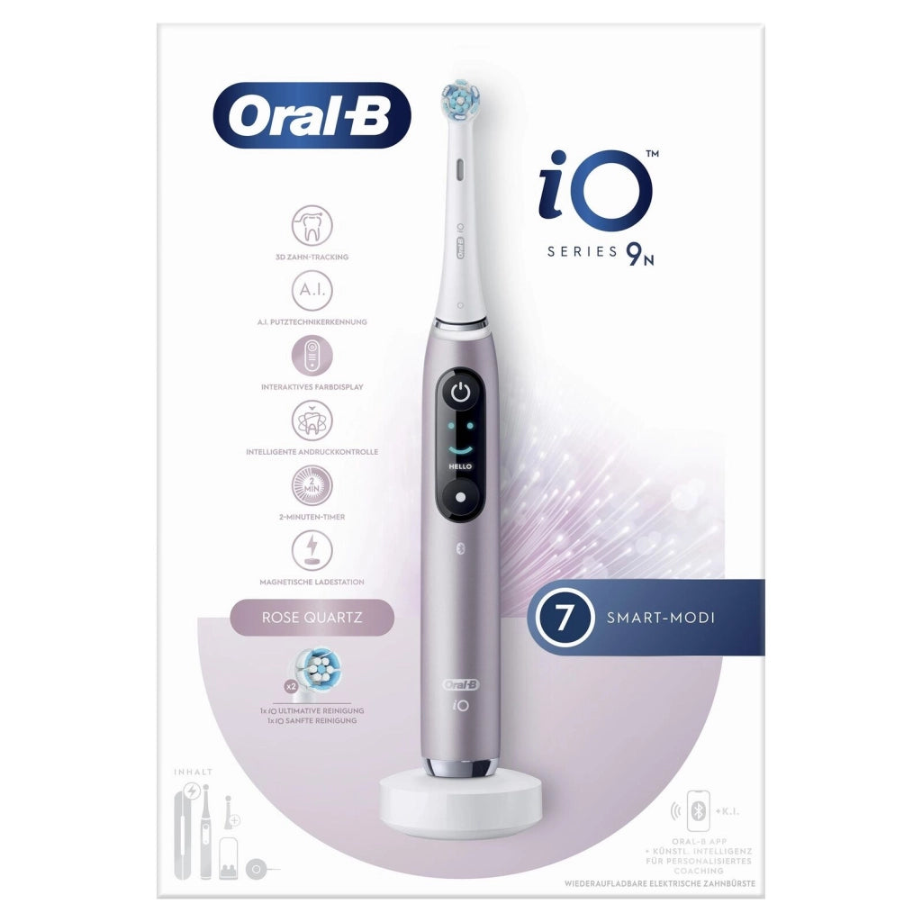 Oral-B iO Series 9n Adulto Spazzolino rotante-oscillante Rosa