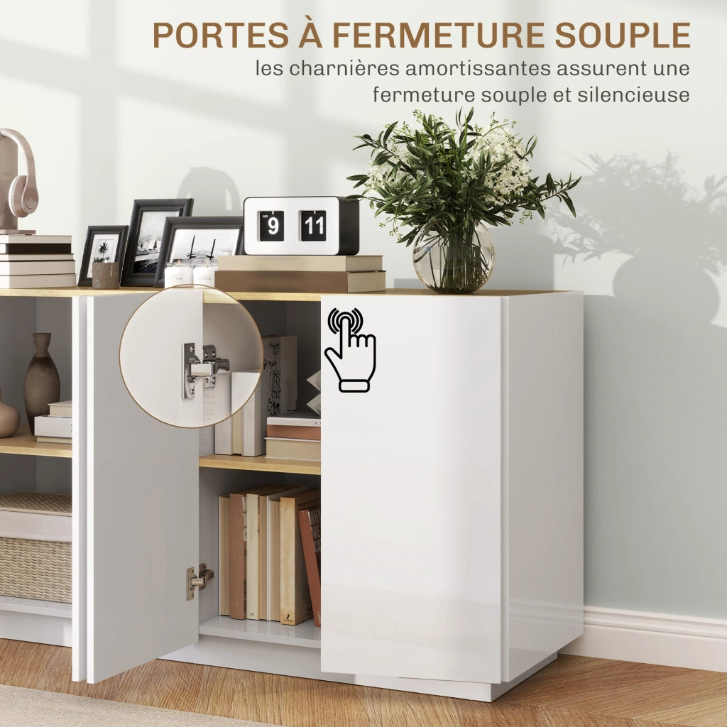 Credenza ¨C zephmum ¨C 140x40x75 cm bianco