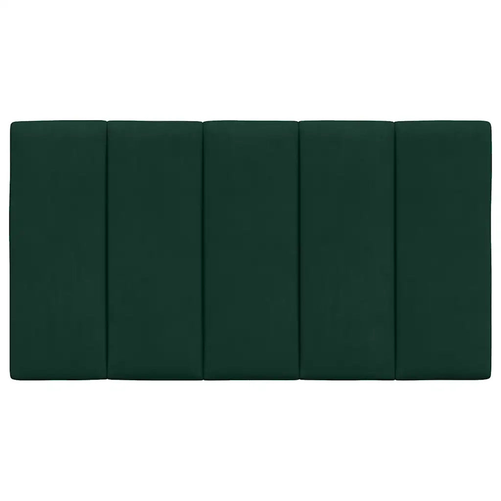 Cuscino Testiera Hanko Verde Scuro 80 cm in Velluto CFW8860248