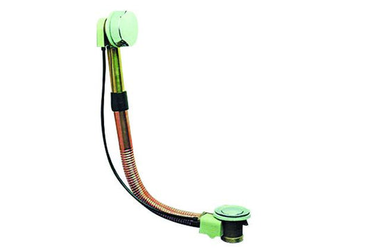 Colonna scarico vasca in ottone senza dado e codolo