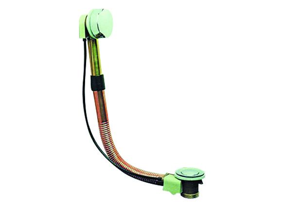 Colonna scarico vasca in ottone senza dado e codolo