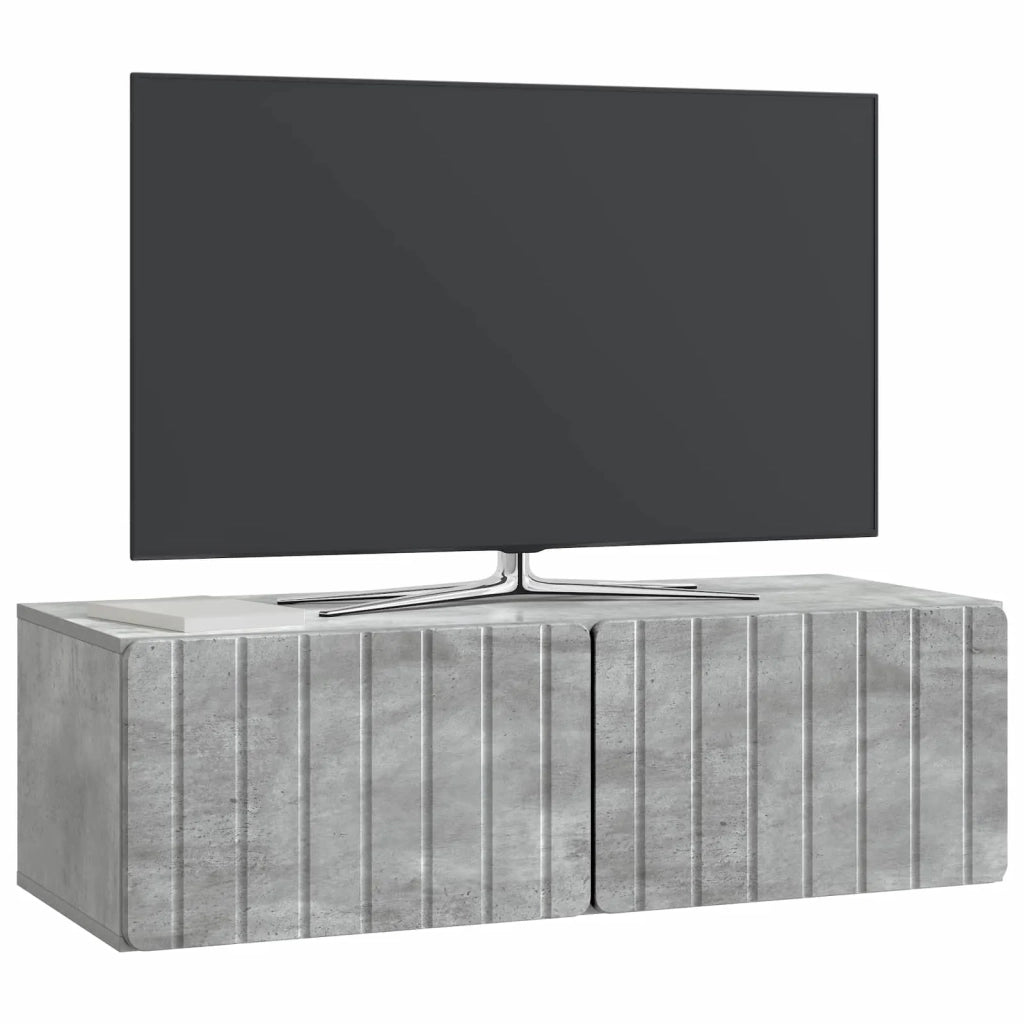 Mobile Porta TV da Muro Grigio Cemento 98 x 41 x 30 cm