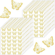 Set di adesivi per inviti, compleanno e cartoline di auguri "Vlinder", 420 pezzi, con set di adesivi per buste e sigillatore di pellicola.