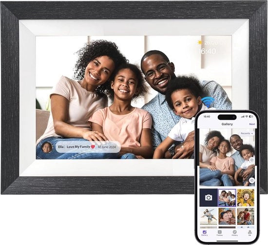 10,1 pollici Fotolijst Digitale Wi-Fi con Touchscreen IPS HD e 32 GB di Memoria