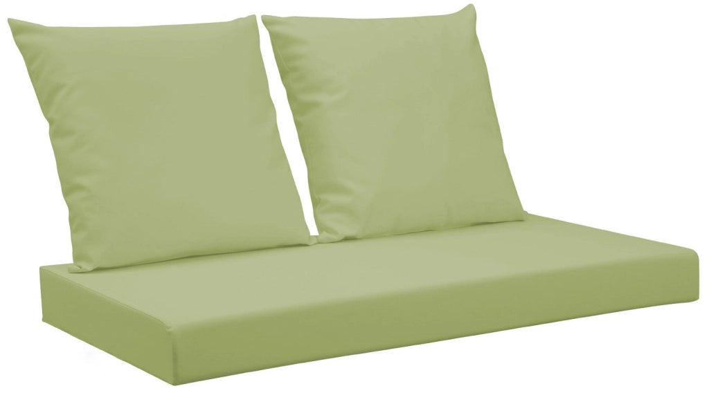 Cuscini per Pallet 120x80 cm Seduta e Schienale in Similpelle Mariotti Belem Lime