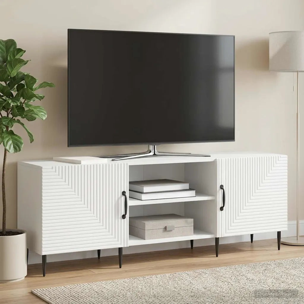 Mobile TV Bianco 150 x 31 x 50 cm Legno ingegnerizzato 894915