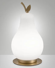 Lampada da Tavolo Wilma 8W LED Integrato 3000K Bianco/Ottone Satinato, Regolazione Luce al Tocco, IP20, 230V, Design in Metallo e Vetro - Wilma
