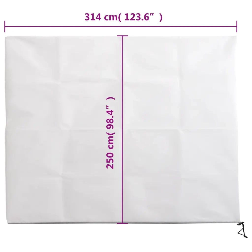 Copertura con Cerniera per Piante 70 g/m2 3,14x2,5 m CFW8921843
