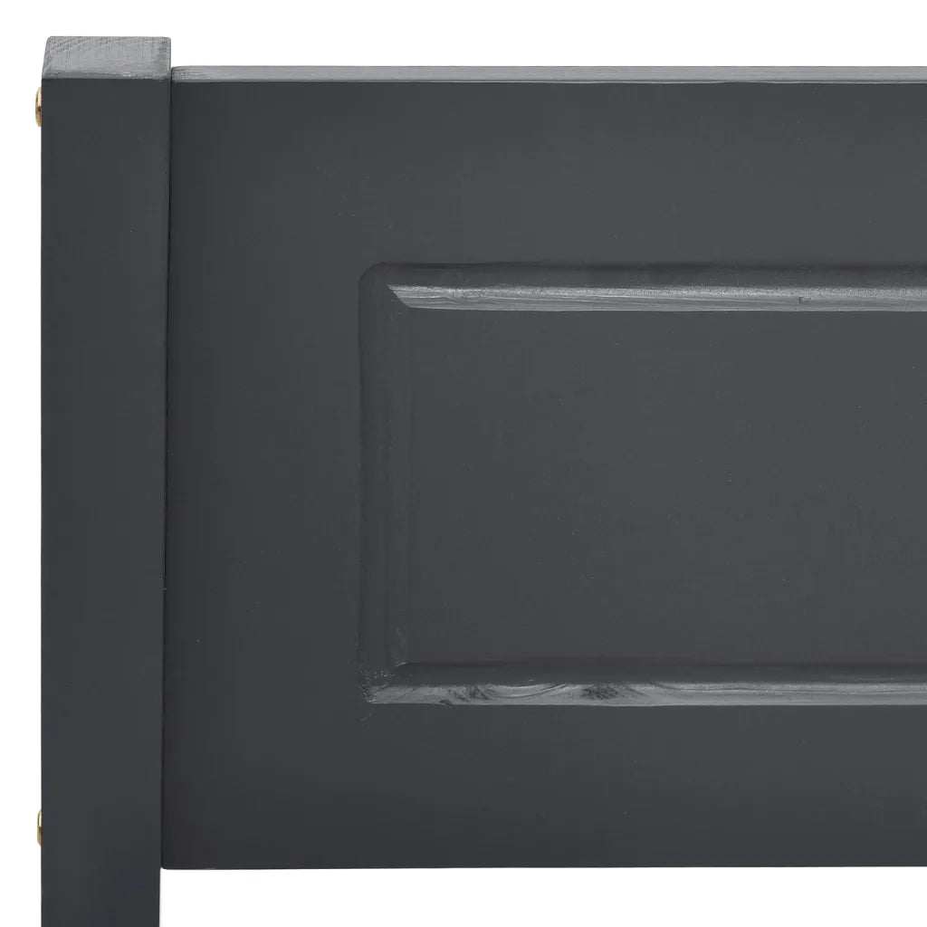 Giroletto Grigio in Legno Massello di Pino 100x200 cm 322125