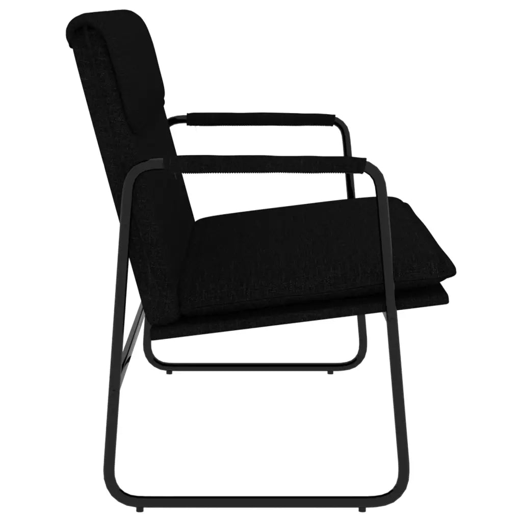 Panca Nera 100x64x80 cm in Tessuto 351353