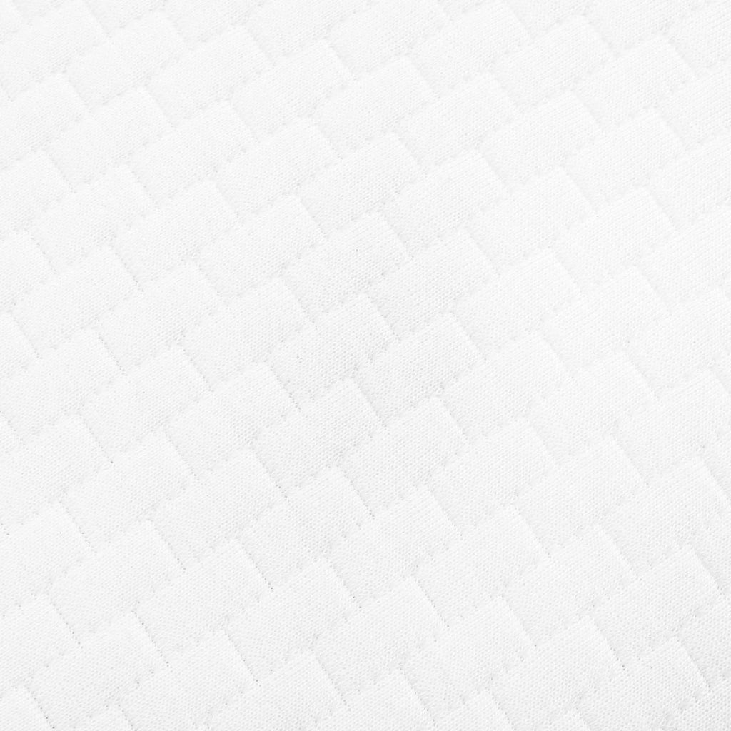 Cuscino da Letto Bianco 60 x 40 x 10 cm Schiuma Memory CFW9557199
