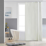 Douchegordino Anti Schimmel con Tessuto in Poliestere Acqua-Resistente per Bagno o Doccia con 6 Haken in Beige 80x180cm.