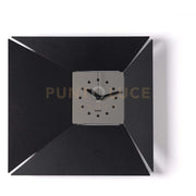 orologio da parete minimal illusio Nero/fango in Ferro 42x5x40h cm