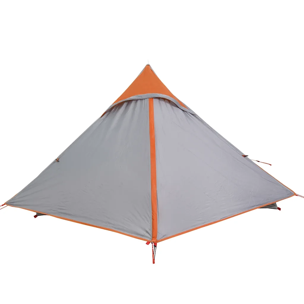 Tenda da Campeggio 2 Persone-Tenda per Escursionismo Grigio Impermeabile