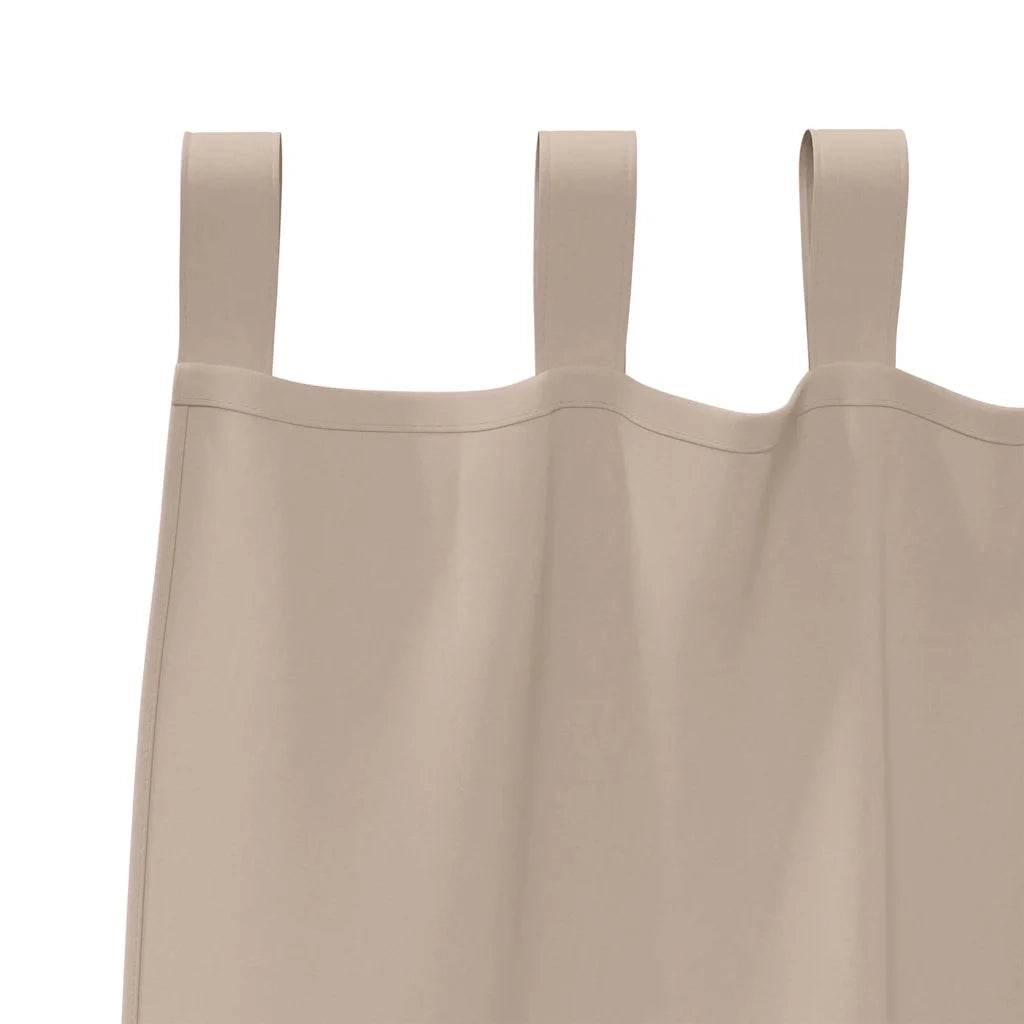Tende Blackout con Anelli 2 pcs Talpa 140 x 140 cm Poliestere 4107548