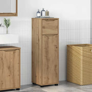 Mobile da Bagno con porta Rovere artigianale 30,5 x 30 x 101 cm