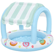 Trade Shop - Piscina Sweet Shoppe Con Fondo Gonfiabile Copertura Per Bambini +2 Anni 104x84cm 52638 -