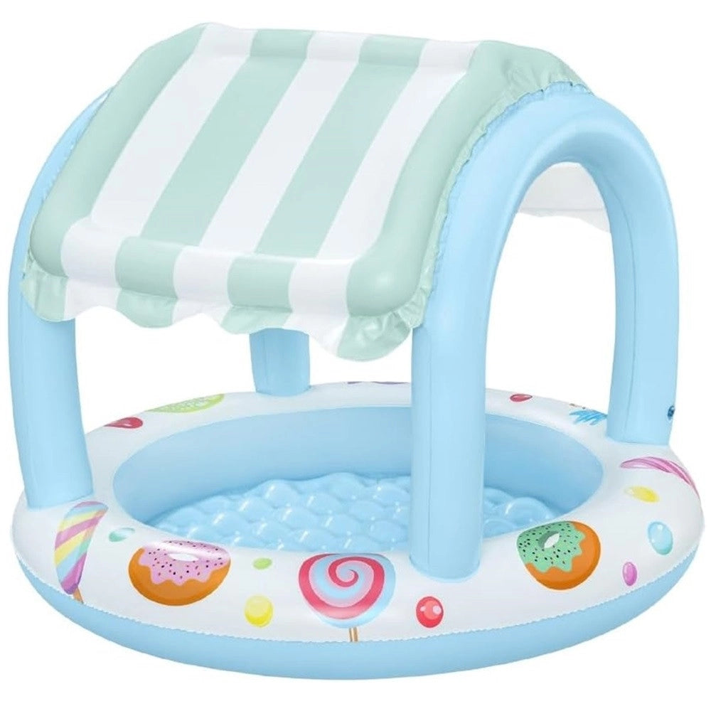 Trade Shop - Piscina Sweet Shoppe Con Fondo Gonfiabile Copertura Per Bambini +2 Anni 104x84cm 52638 -