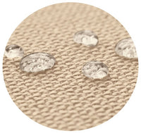 AIO FACTORY Set di cuscini da giardino 150x60 cm impermeabile beige