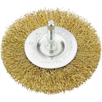 Topex 62h321 spazzola conica con on perno, 100 mm ds