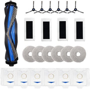 Kit accessori aspirapolvere robot - 1 spazzola principale - 6 sacchi aspirapolvere - 6 spazzole laterali - 4 filtri - Materiali di alta qualità