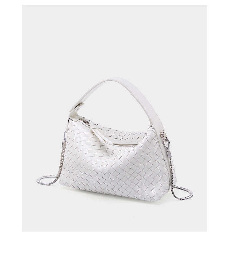 Borse da sera da donna in vera pelle, colore bianco