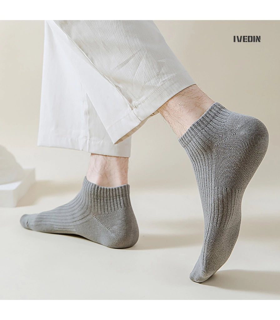 Calzini Caviglia Unisex | Cotone Costellato Traspirante di Xinjiang | Taglia Unica 35–42 EU