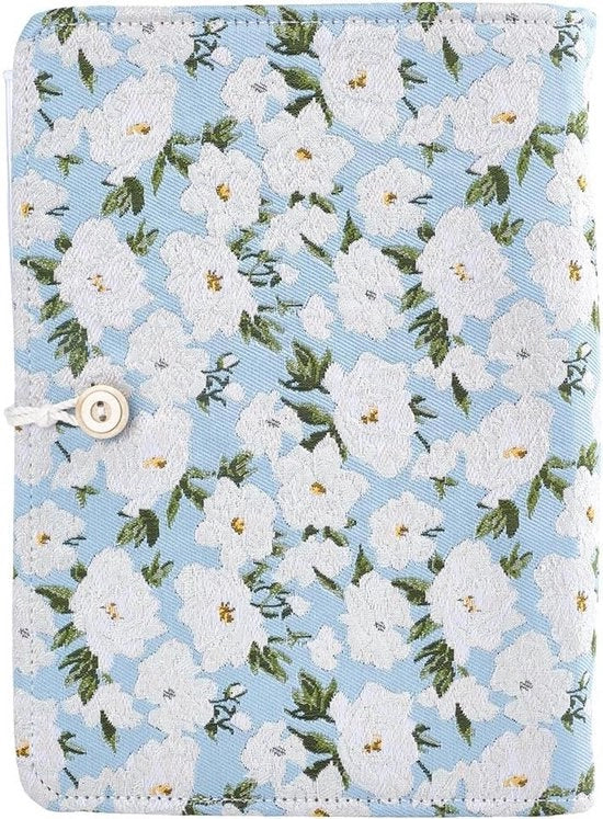 Copertina A5 per Notebook Bloem Decor 90 Fogli Rigastrabile con Tasca per la Factura.
