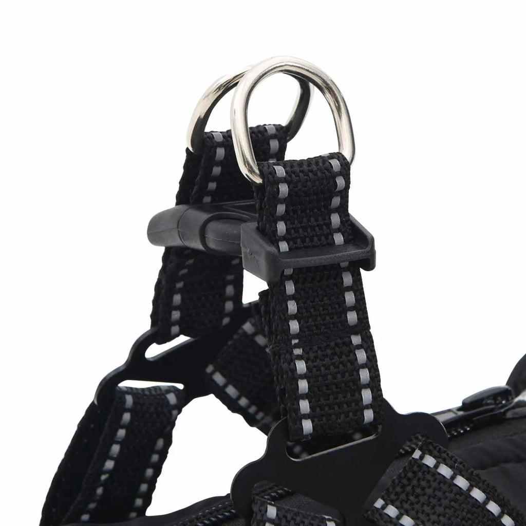 Cappotto per Cani Nero L32 Pile e Poliestere CFW8371873