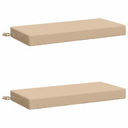 Cuscini per Panchina a 2 Pezzi SOEST 2 pz 100% Poliestere Crema 949567