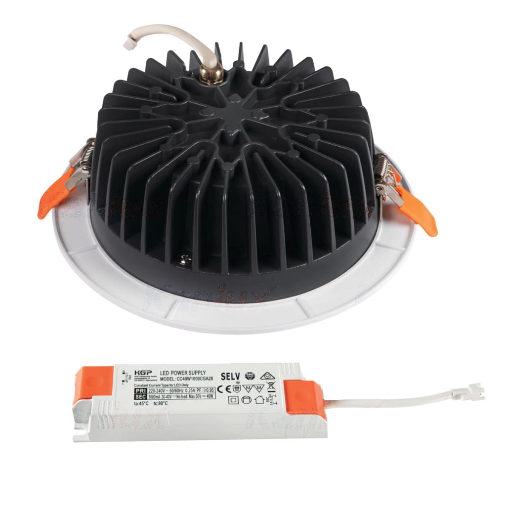 Faretto incasso soffitto Kanlux TIBERI bianco LED 40W 4000K
