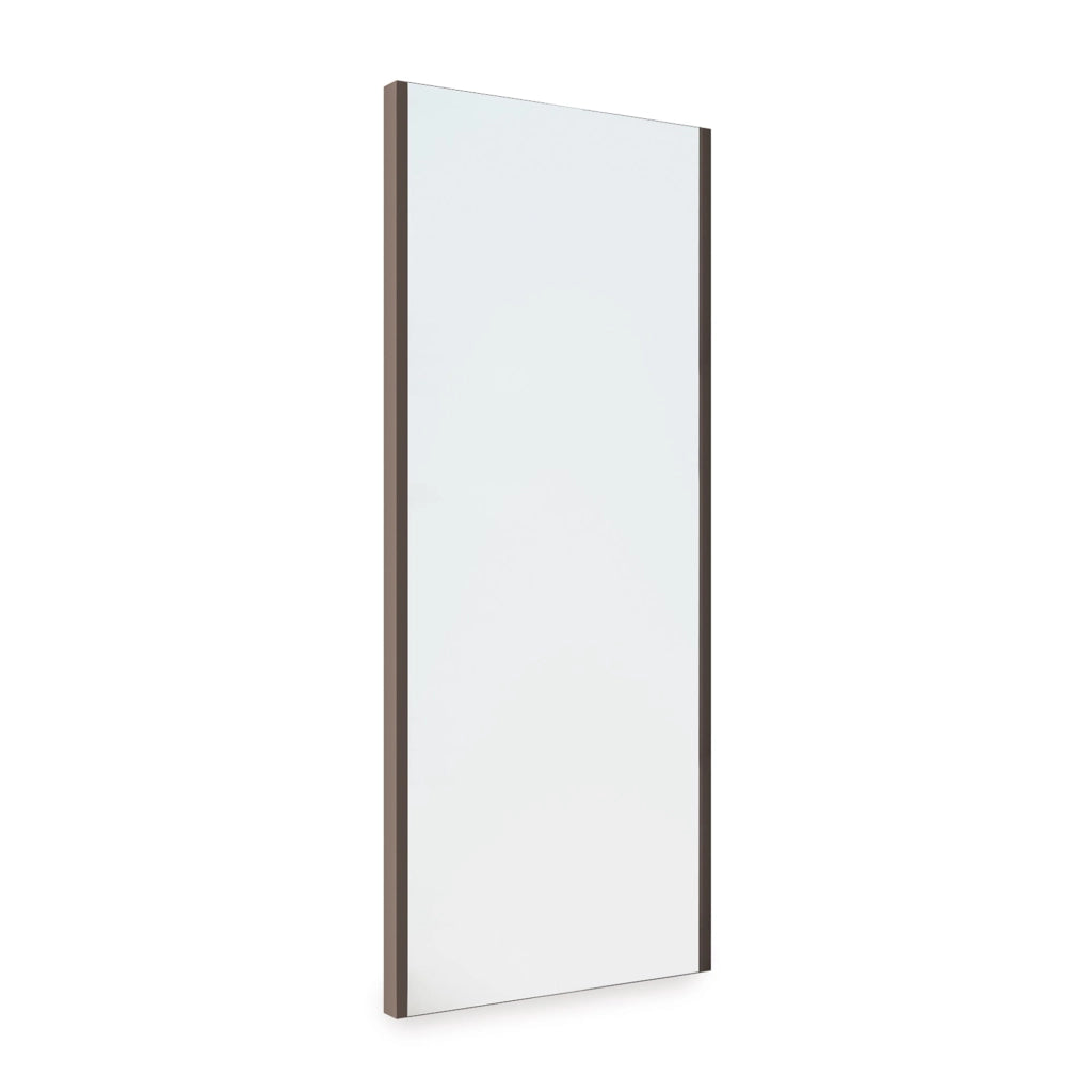 Specchio Estraibile per Armadio 34x100 cm Emuca Moka