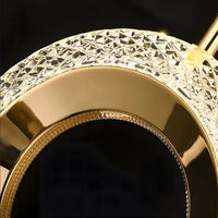 Lampadario A Sospensione In Cristallo G119-1cp Gold