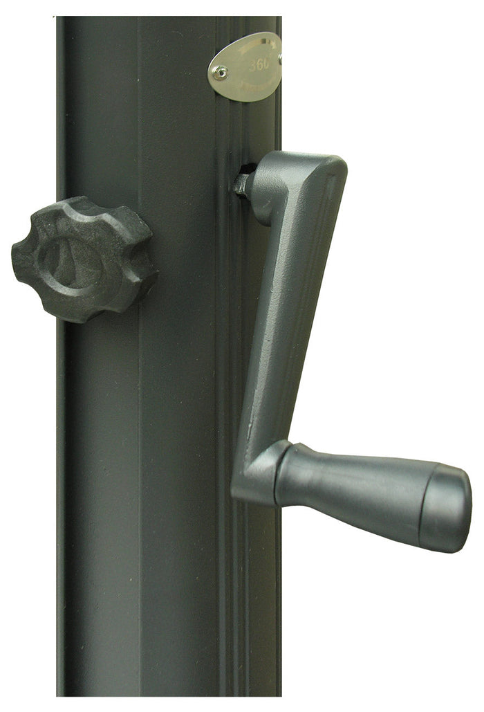 Ombrellone da Giardino Decentrato in Alluminio 3x4m Morel Sbalzo Ecrù