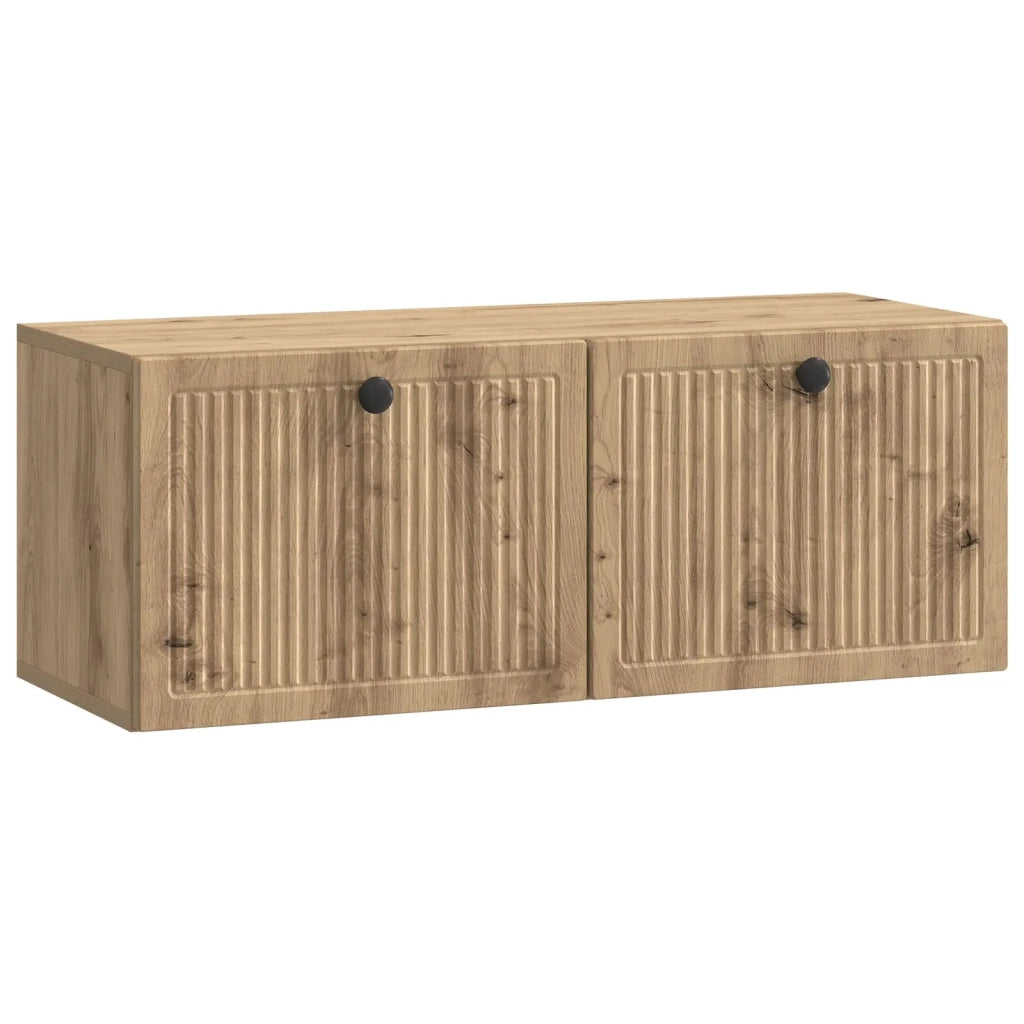 Mobile Porta TV da Muro Rovere Artigianale 78,5 x 31 x 30 cm