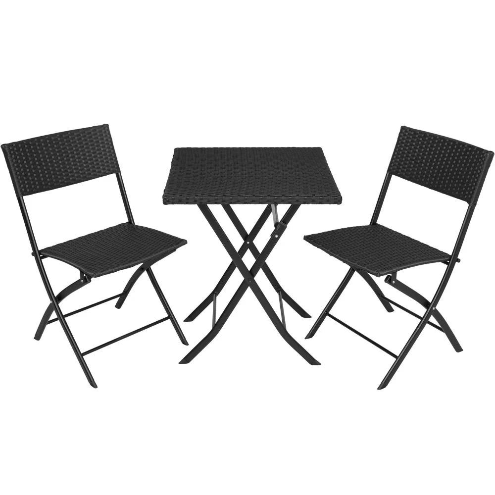 Set di mobili da giardino neri per 2 persone 2108100