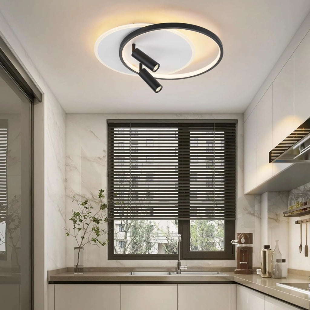 ZMH Faretto da soffitto LED 2 luci acrilico moderni dimmerabili per soggiorno