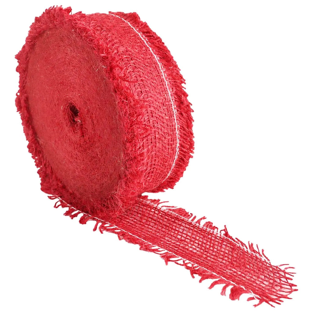 Rotolo di Juta 5 x 500 cm Rosso 42012030