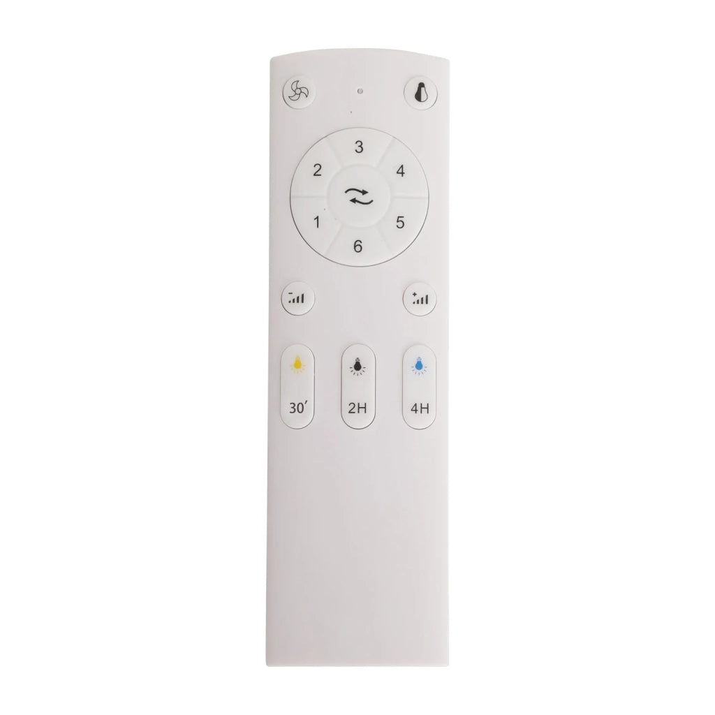 LÚZETE - VENTILATORE DA SOFFITTO LED 17W REGOLABILE MOTORE DC BIANCO SIERRA