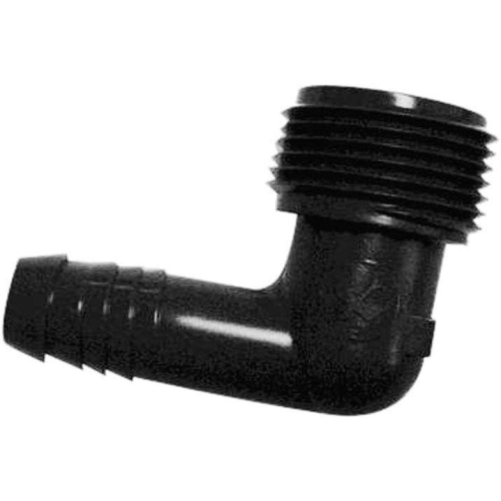 Gomito scanalato a pressione 16 mm x 3/4