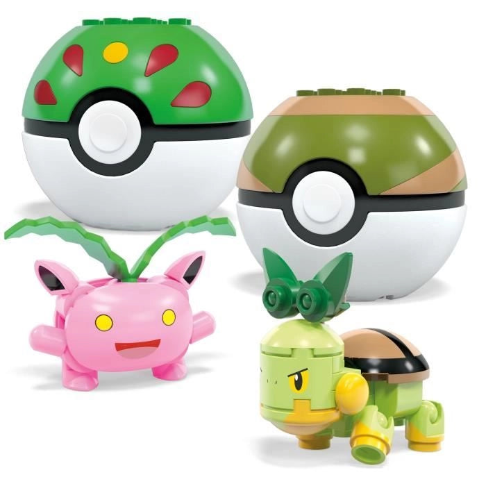 MEGA Pokémon - Allenatore di Pokémon Pianta - Set da costruzione HWR77