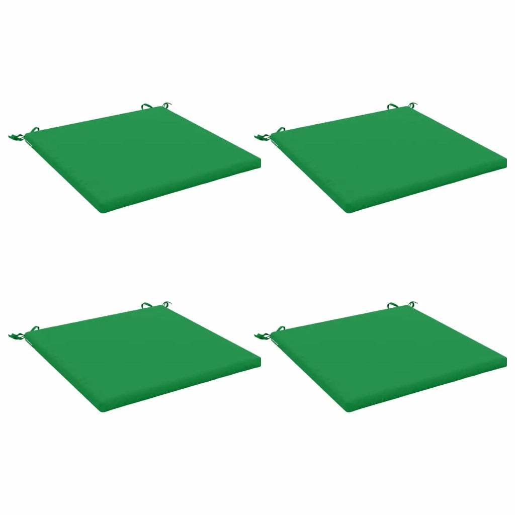 Cuscini per Sedia in 4 Pezzi SOEST 4 pz 100% Poliestere Verde 944800